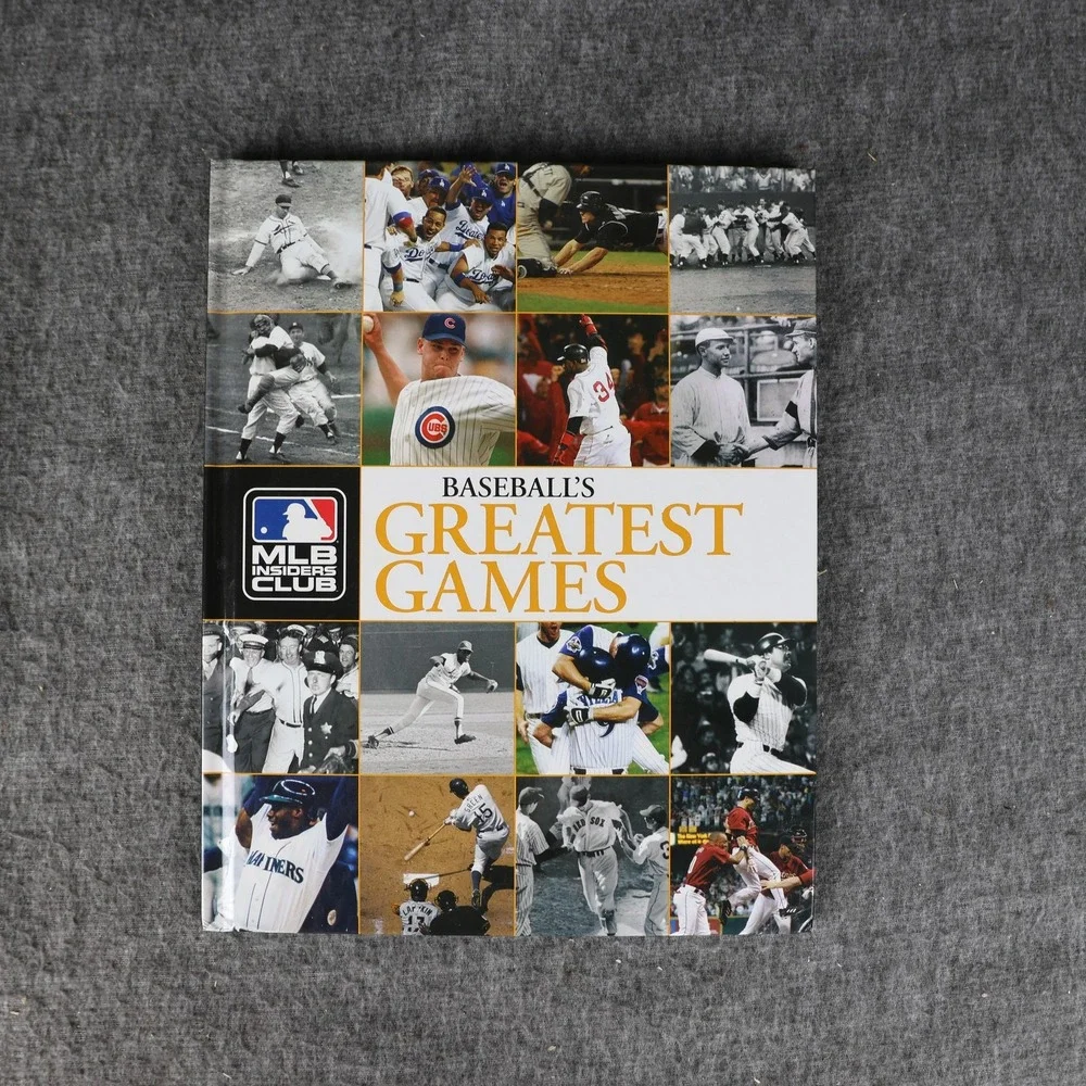 Baseball's Greatest Games Eric Enders MLB Insiders Club HC Baseball History 2010